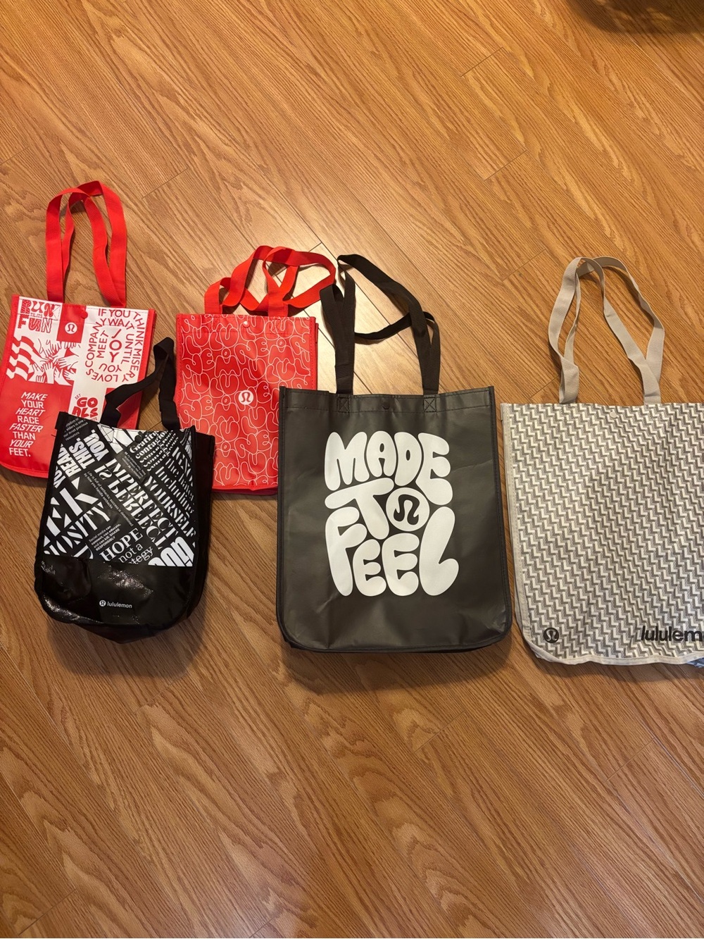 Lululemon Reusable Bags Including Brown Limited Edition - Picture 1 of 5